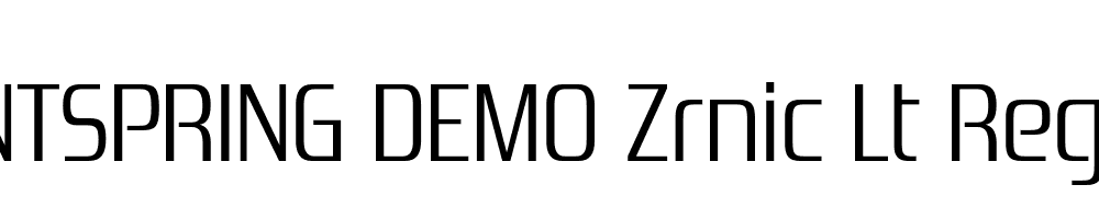  DEMO Zrnic Lt Regular