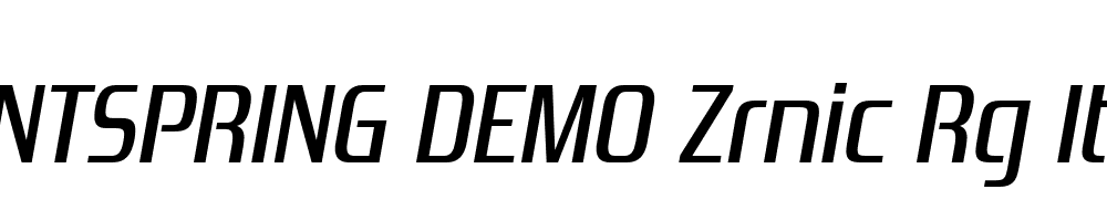  DEMO Zrnic Rg Italic