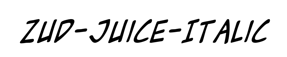 Zud-Juice-Italic